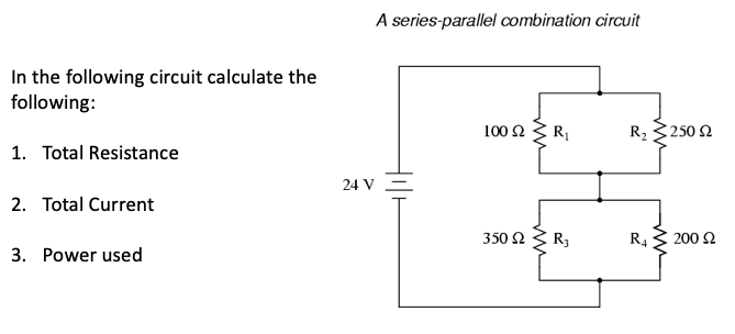 Solving Combinations Series Parallel Circuits