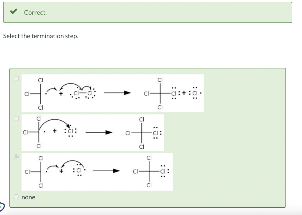 Solved Draw a mechanism for chlorination of chloroform to