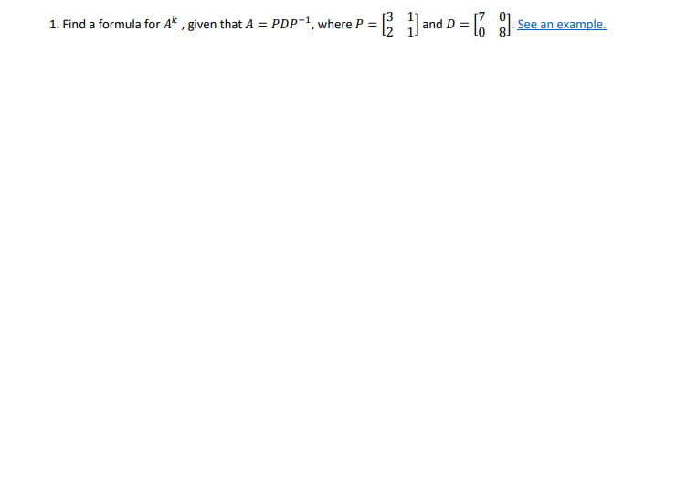 Solved = 12 and D = 1. S 1. Find a formula for Ak, given | Chegg.com