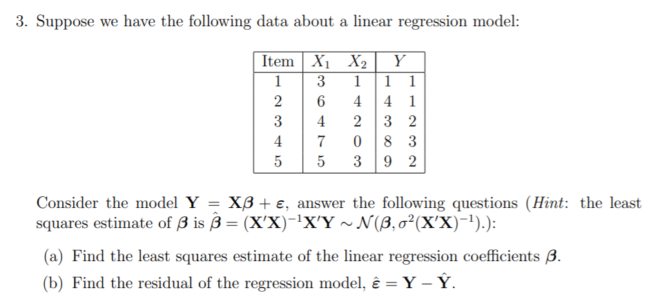 3 Suppose We Have The Following Data About A Line Chegg Com