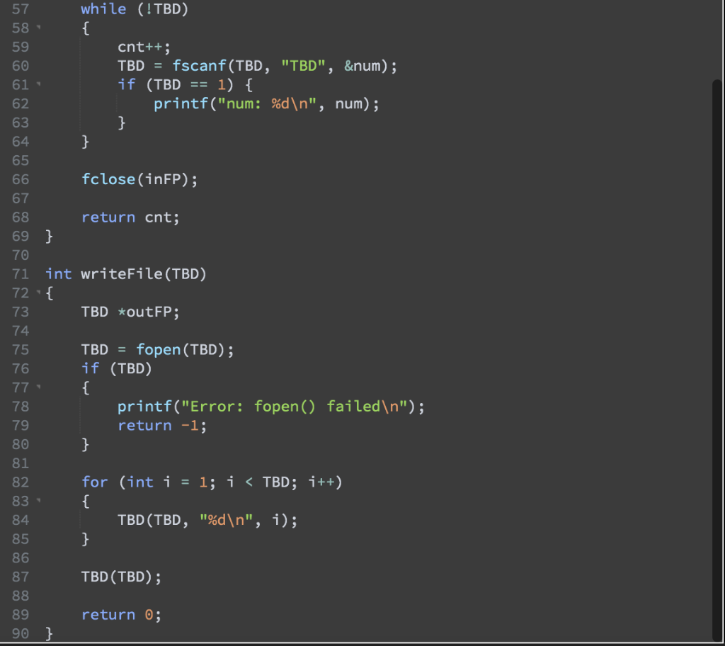 Solved DESCRIPTION This program writes data to a file and | Chegg.com