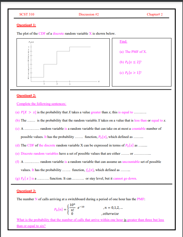 Solved SCST 310 Discussion #2 Chapter#2 Question#1: The plot | Chegg.com