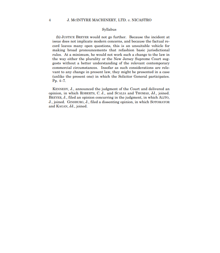 (Slip Opinion) OCTOBER TERM, 2010 1 Syllabus NOTE