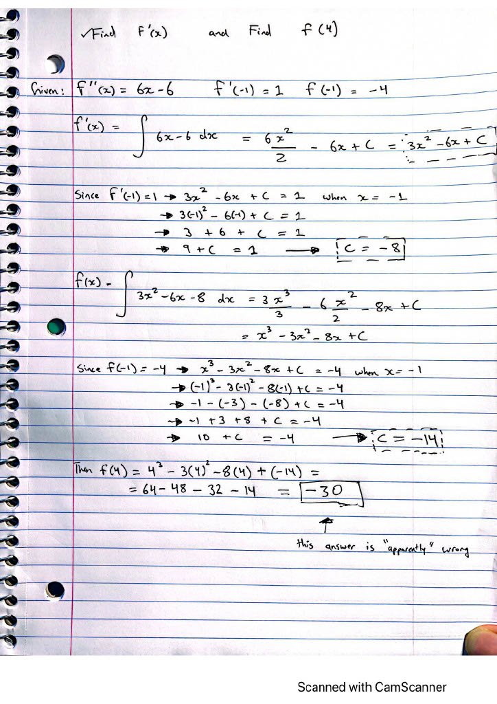 Solved Find \\( F^{\\prime}(x) \\) and Find \\( f(4) \\) \\[ | Chegg.com
