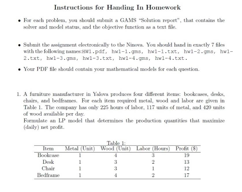 Solved Instructions for Handing In Homework • For each | Chegg.com