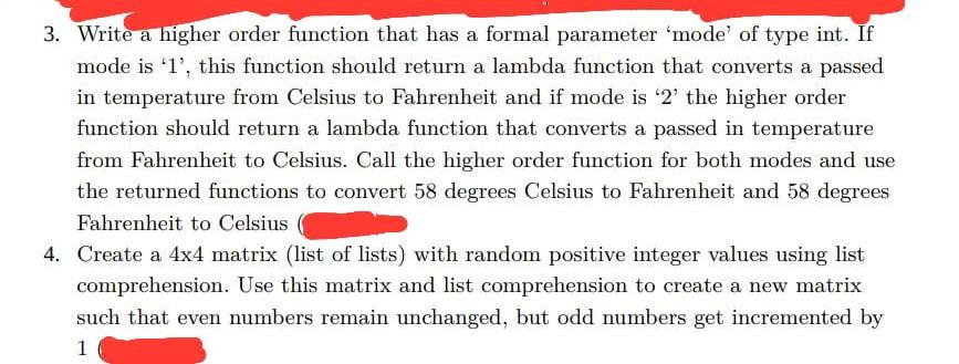 Solved use python only and slove both the qs or you will | Chegg.com
