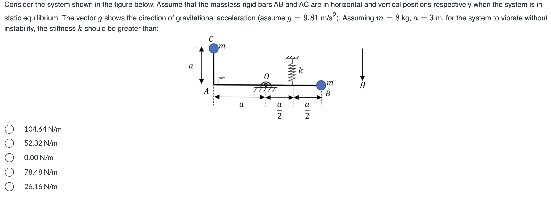 Solved Consider the system shown in the figure below. Assume | Chegg.com