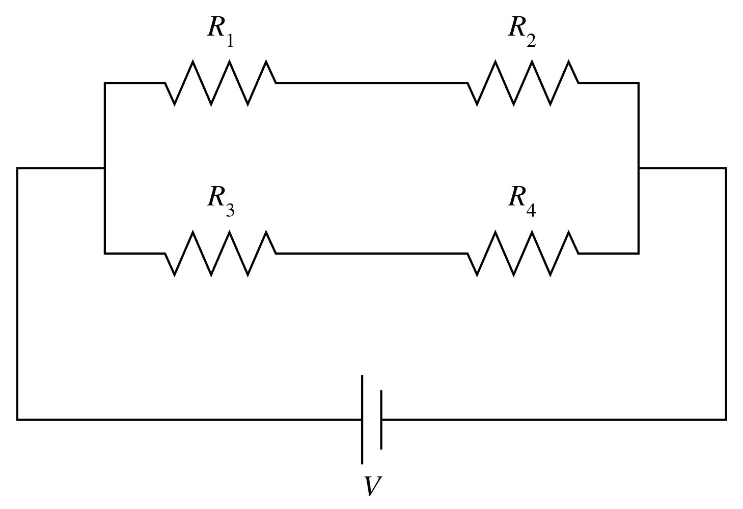 Solved A circuit contains four resistors. Resistor 𝑅1 has a | Chegg.com