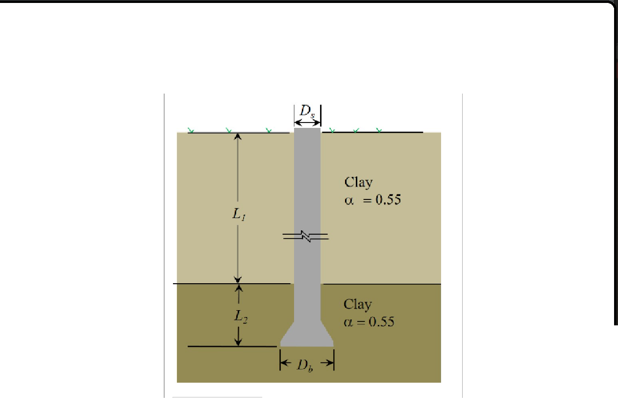 Solved A reinforced concrete drilled shaft, as shown below