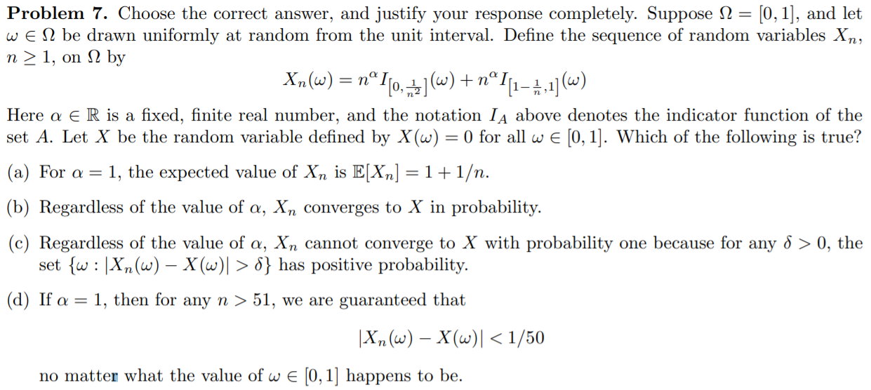 Choose the correct answer, and justify your response | Chegg.com