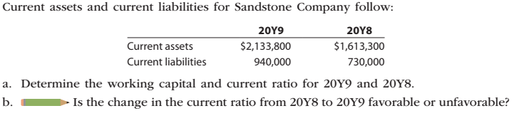 solved-current-assets-and-current-liabilities-for-sandstone-chegg