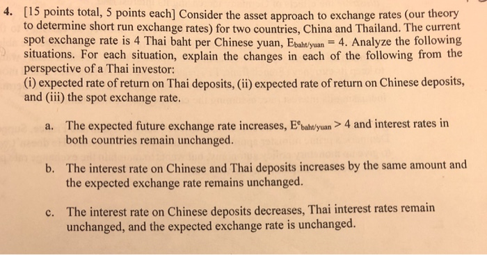 Solved [15 points total, 5 points each] Consider the asset | Chegg.com