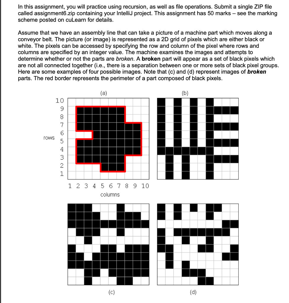 Part Picture Problem Example On Machine In this assignment, you will practice using | Chegg.com