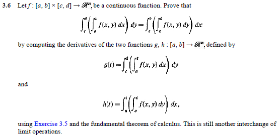 Solved 3.6 Letf: [a, b] * [c, d] - 9", be a continuous | Chegg.com
