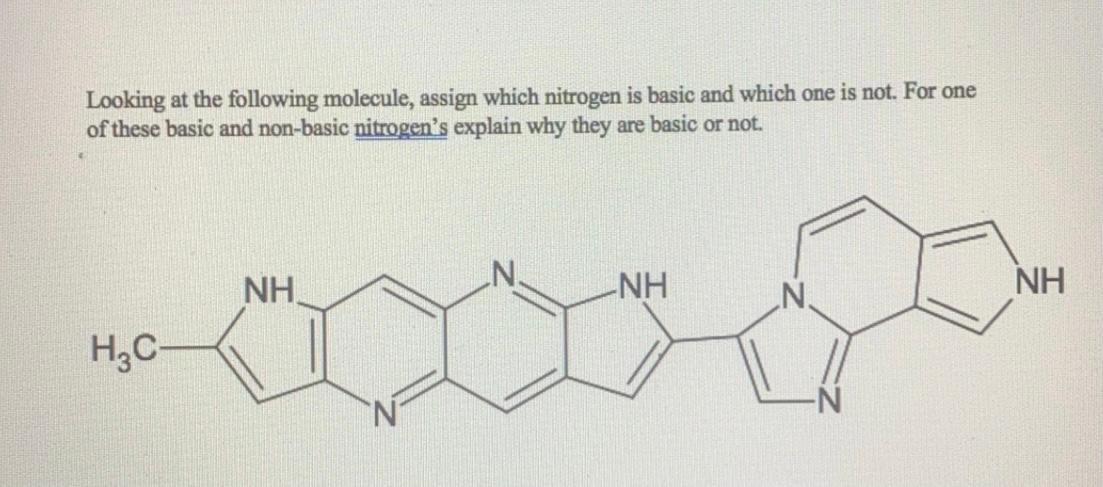 Solved Looking at the following molecule, assign which | Chegg.com