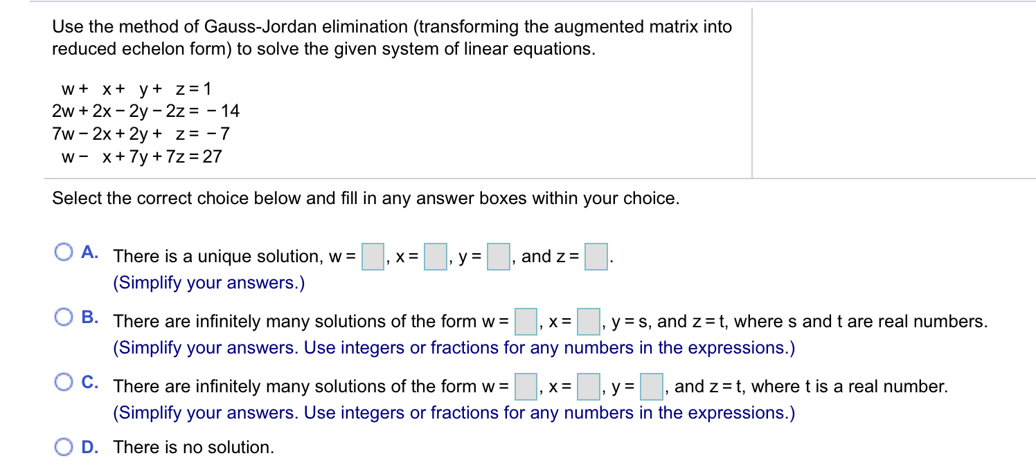 Solved 3.3.23 Use the method of Gauss Jordan elimination Chegg