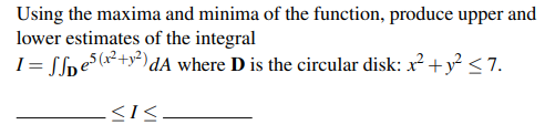 Solved Using the maxima and minima of the function, produce | Chegg.com