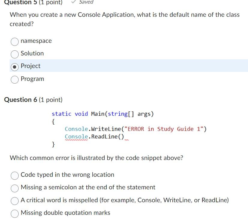 Solved How can you force the console window to stay open | Chegg.com