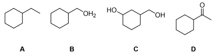 Solved Rank the following molecules by relative order of | Chegg.com
