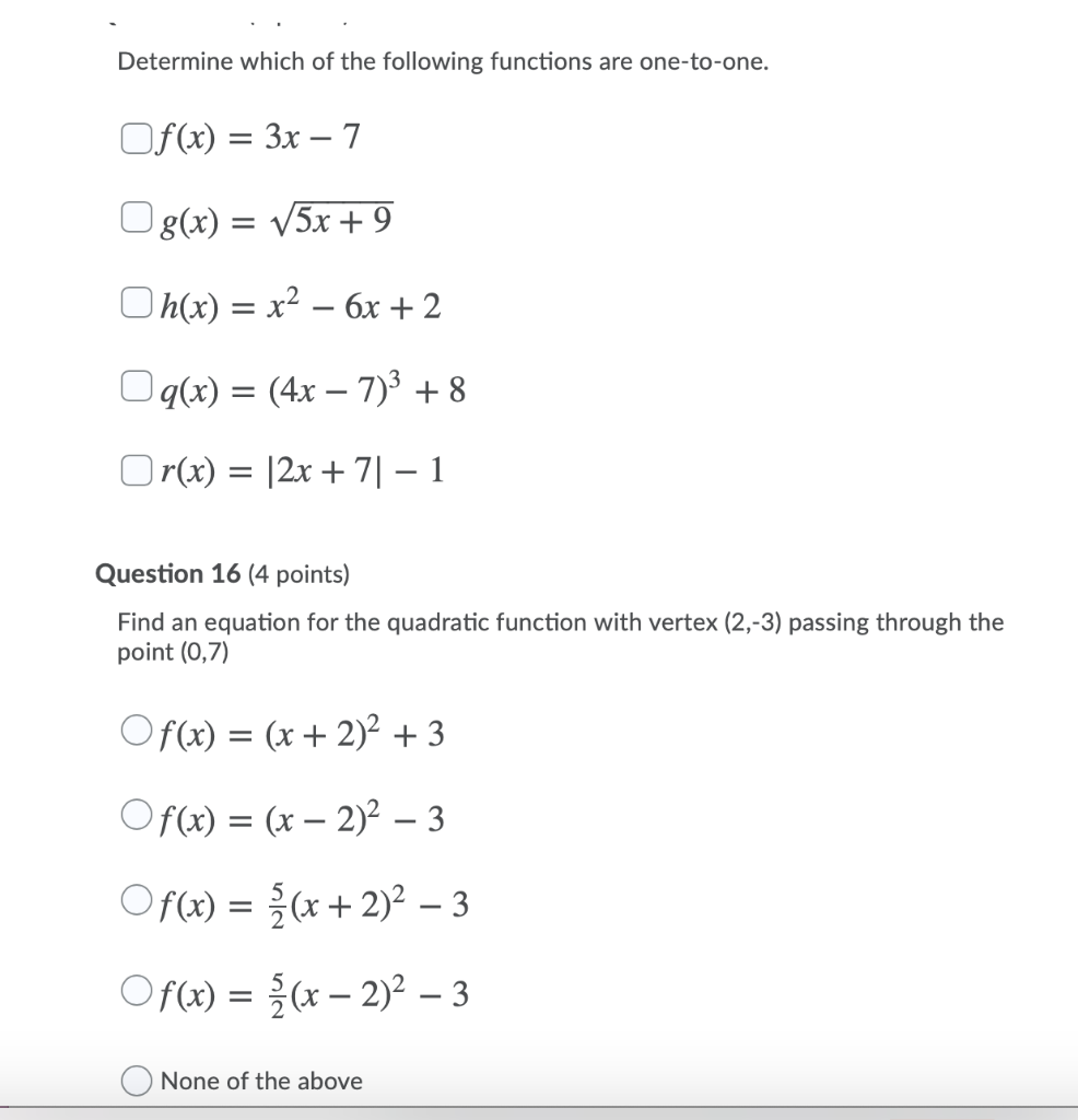 solved-determine-which-of-the-following-functions-are-chegg