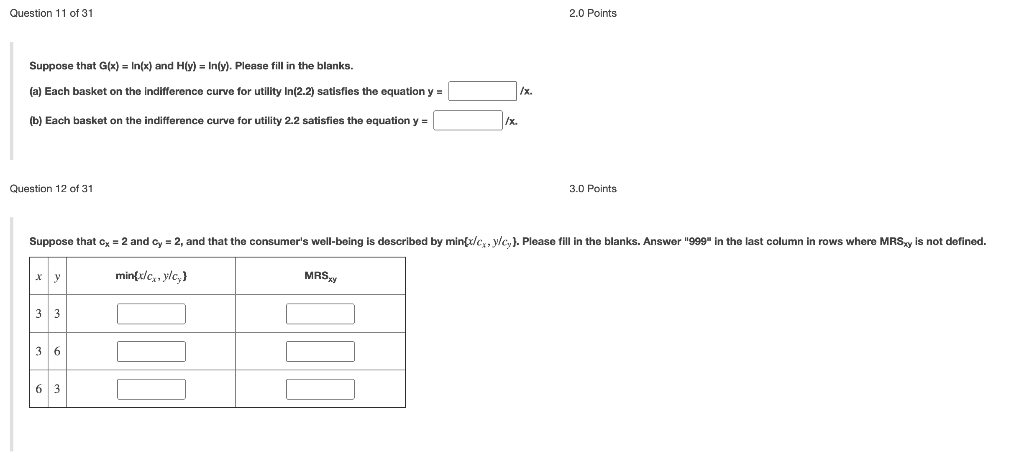 Solved Question 11 of 31 20 Points 2.0 Points Suppose that | Chegg.com