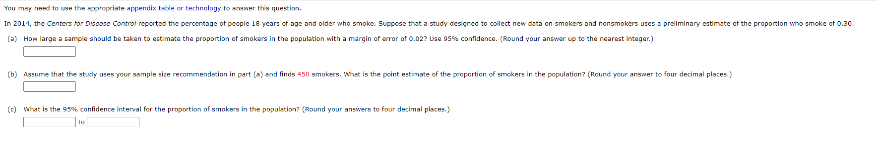 Solved In 2014, the Centers for Disease Control reported the | Chegg.com