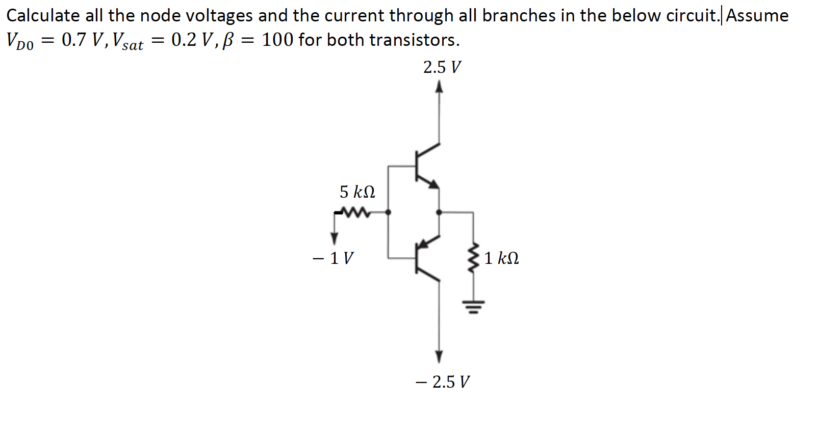 Solved Calculate All The Node Voltages And The Current Th Chegg Com