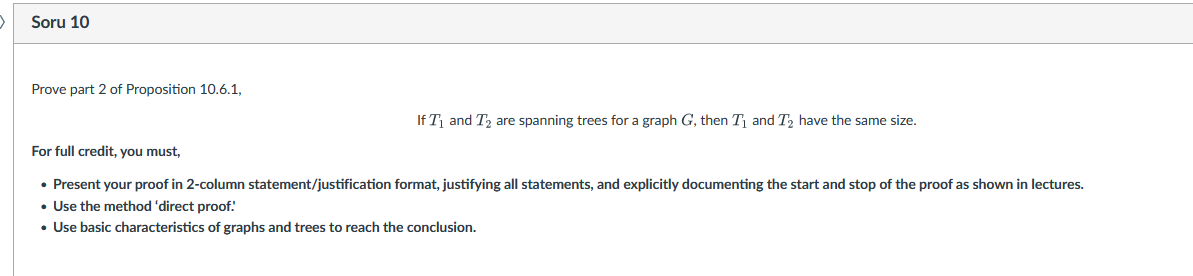 Solved Prove part 2 of Proposition 10.6.1, If T1 and T2 are | Chegg.com