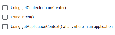 Solved How to access the context in android content | Chegg.com