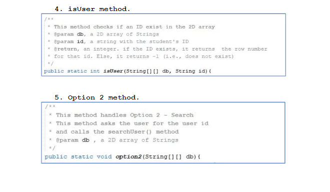 Solved Write a Java program to manage (display, add, remove, | Chegg.com