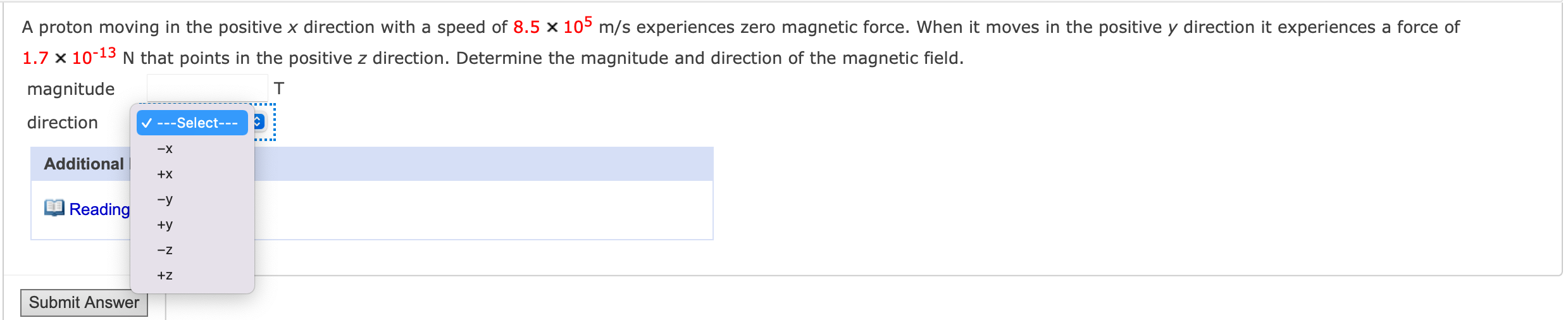 Solved A charged particle moving through a magnetic field at | Chegg.com