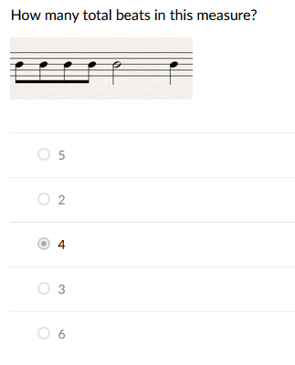 Solved How many total beats in this measure? 05 O 2 4 3 06 | Chegg.com