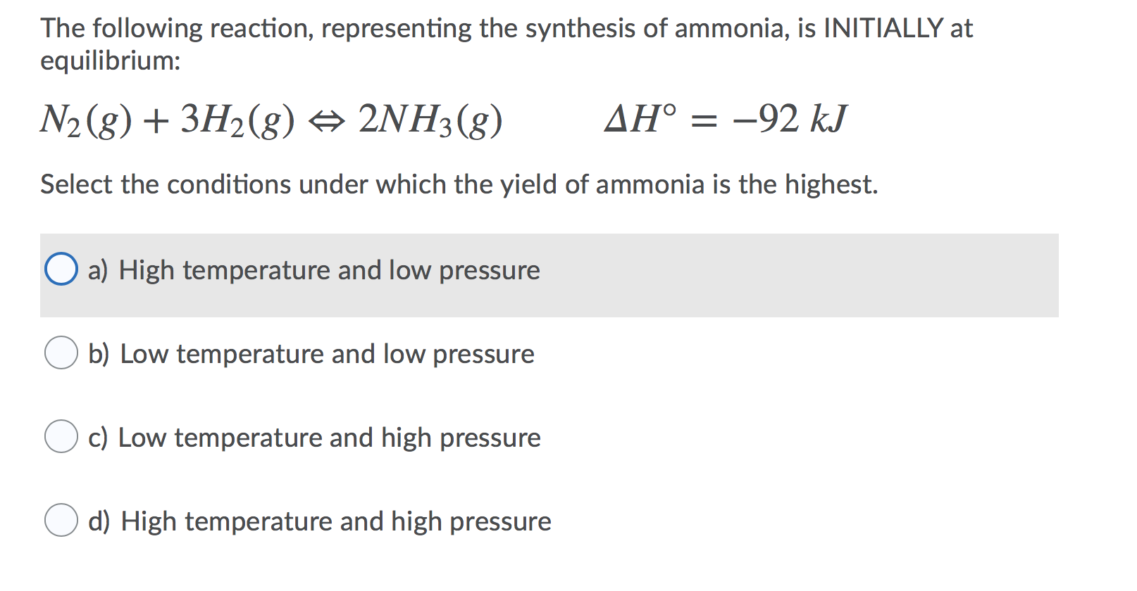 solved-the-following-reaction-is-initially-at-equilibrium-chegg