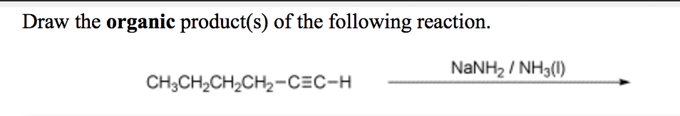 Solved Draw the organic product(s) of the following | Chegg.com