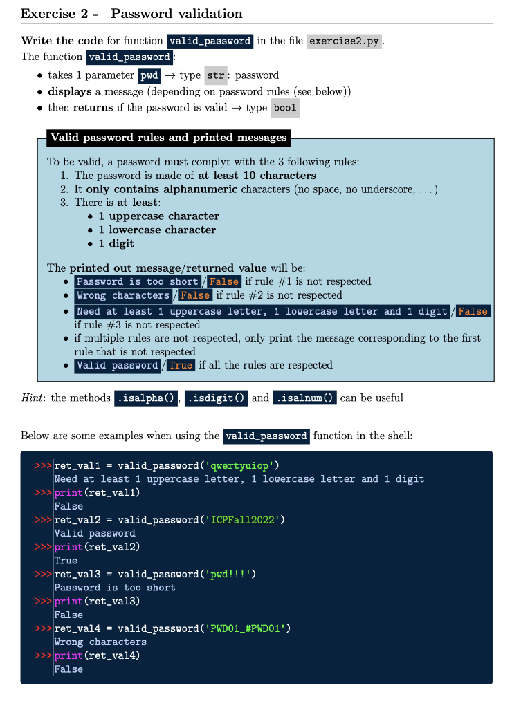 Solved Write the code for function in the file The function | Chegg.com