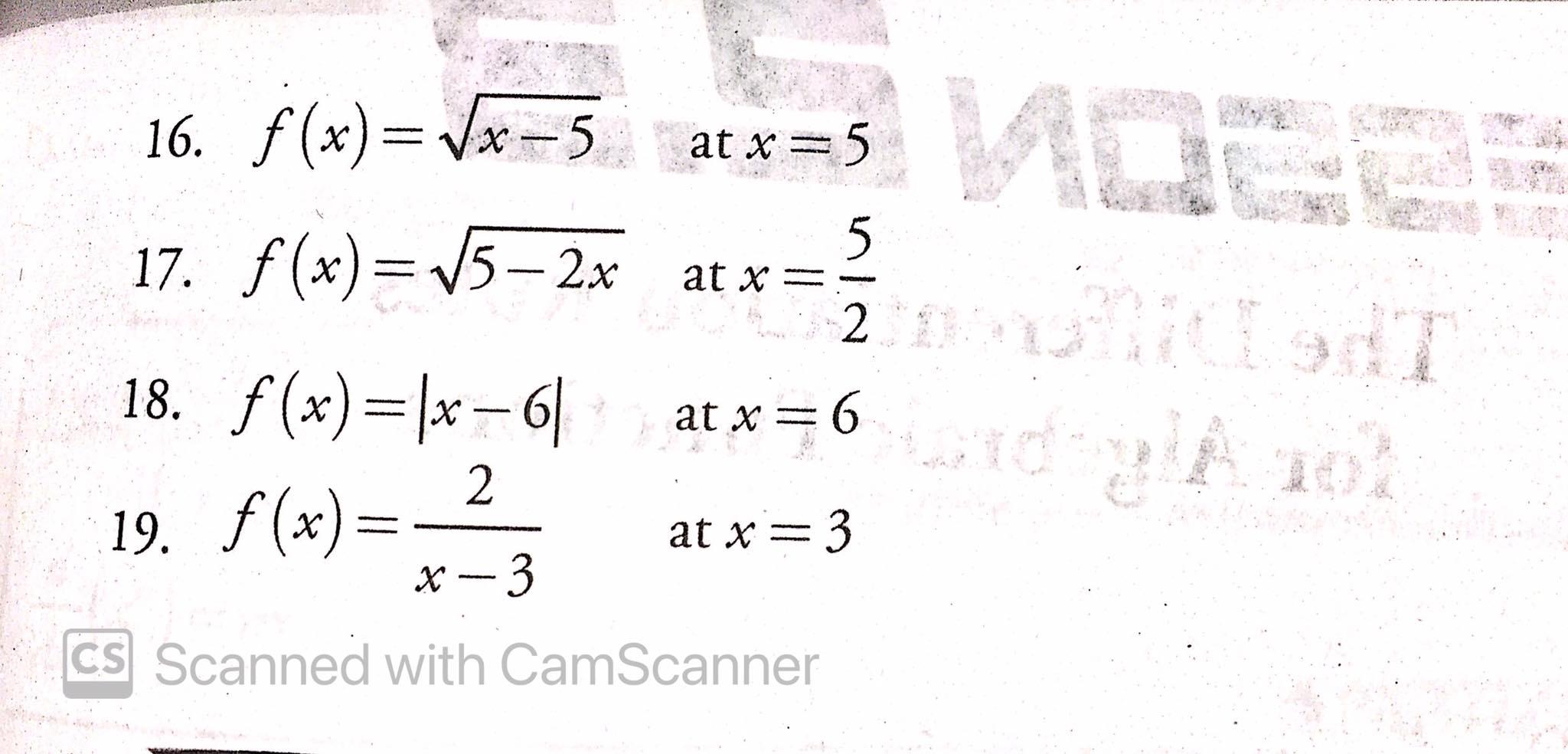 Solved B. Determine Whether Each Of The Following Functions | Chegg.com