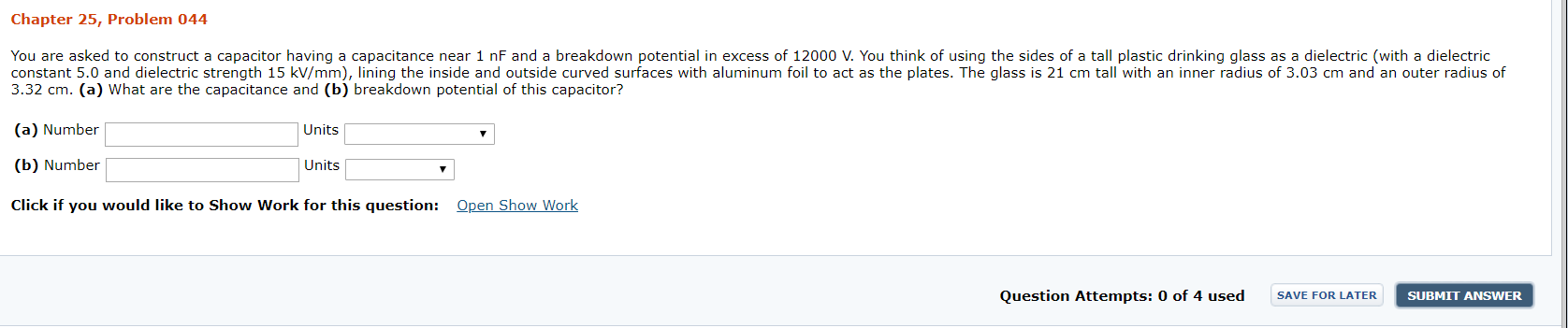 Solved Chapter 25, Problem 044 You are asked to construct a | Chegg.com