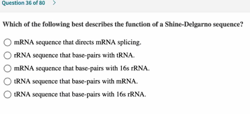 Solved Question 36 Of 80 > Which Of The Following Best | Chegg.com