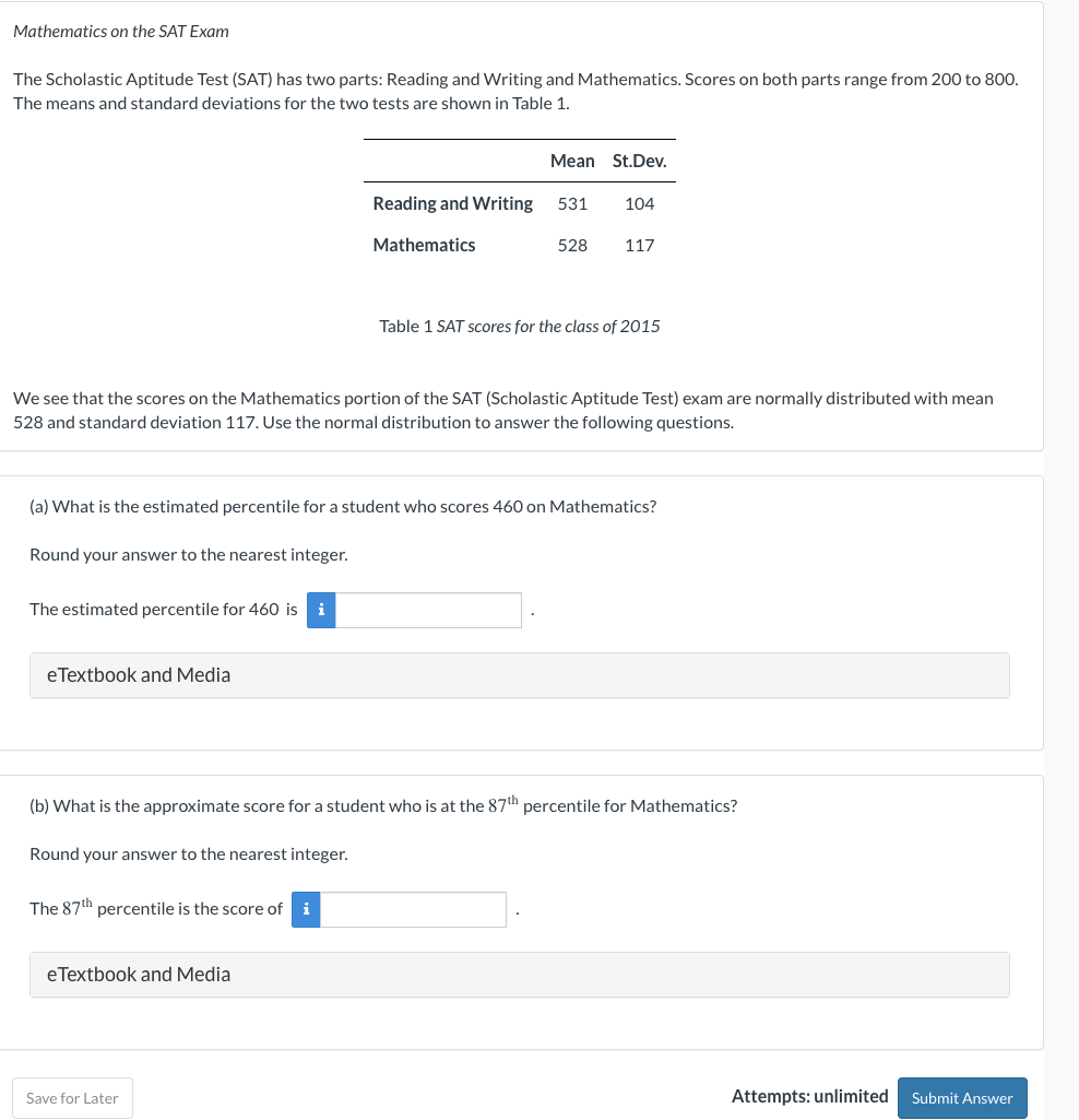 The Scholastic Aptitude Test (SAT) is given several times a year to se.docx