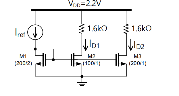 Solved Consider the following Current Mirror circuit. The | Chegg.com