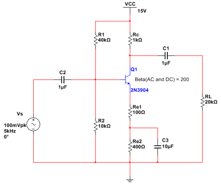 Solved Name of the configuration of the amplifier shown | Chegg.com