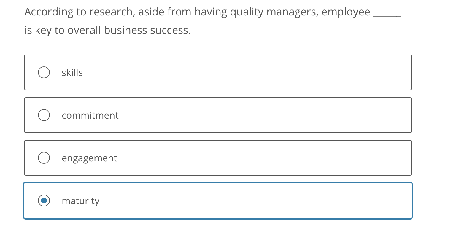 Solved According to research, aside from having quality | Chegg.com