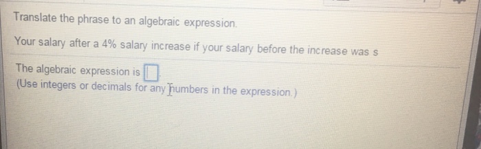 solved-translate-the-phrase-to-an-algebraic-expression-chegg