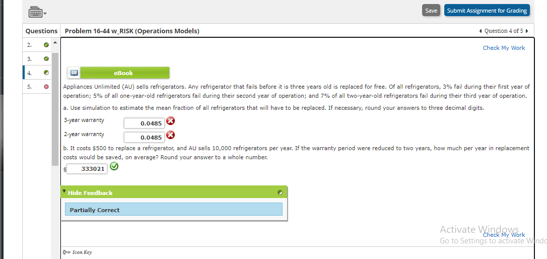 Solved Save Submit Assignment For Grading Questions Problem Chegg