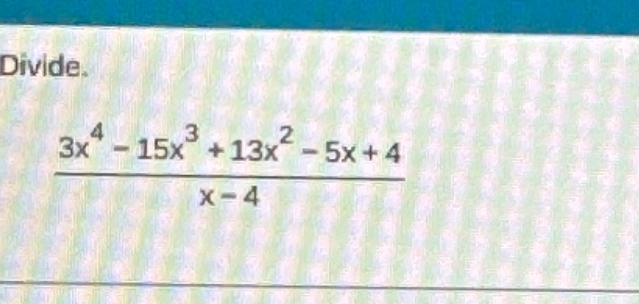 13 3 4 x 15