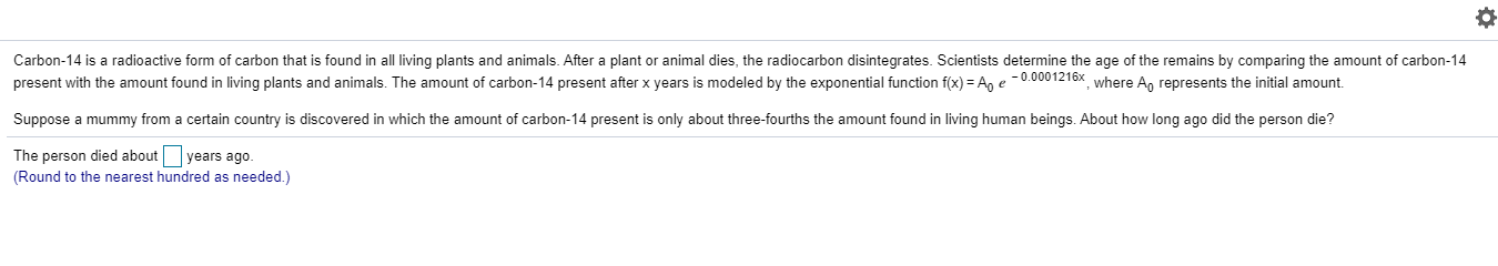 Solved Carbon-14 is a radioactive form of carbon that is | Chegg.com