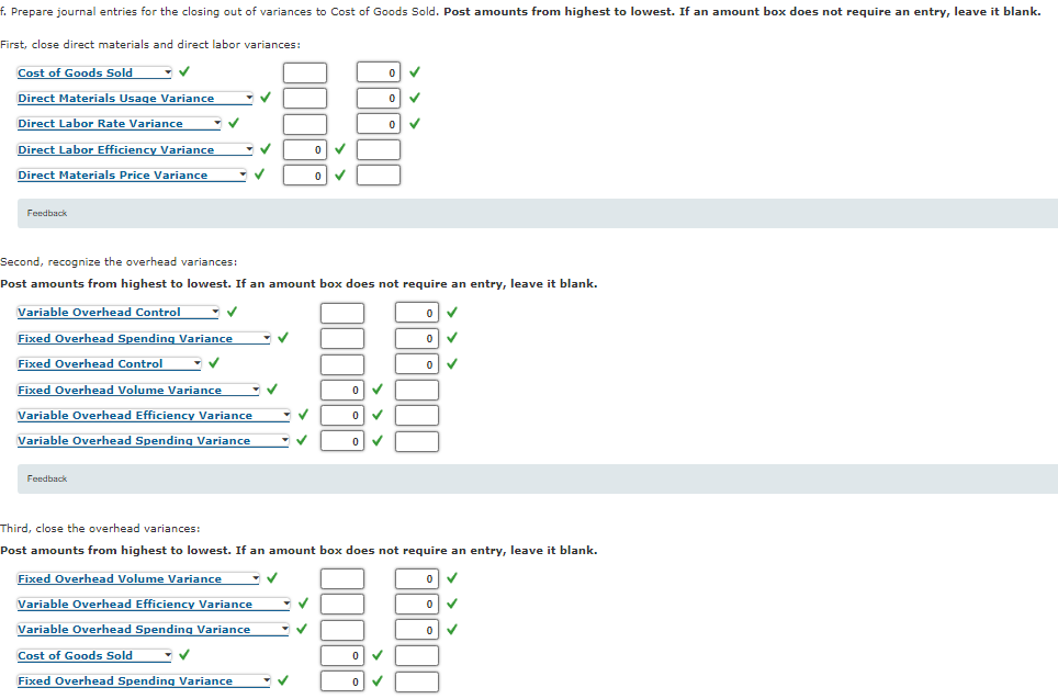 Solved Direct Materials, Direct Labor, and Overhead