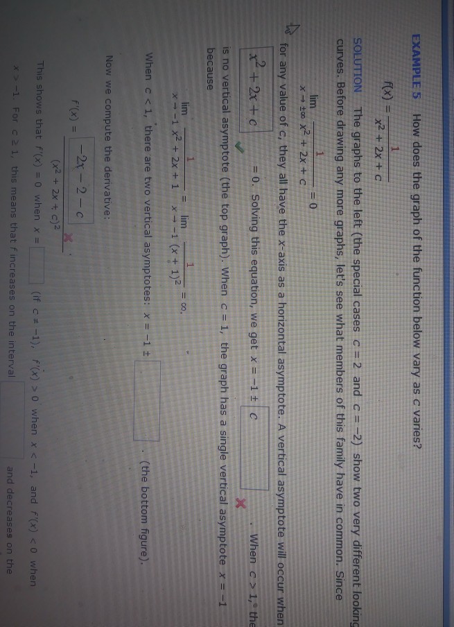 Solved EXAMPLE 5 How does the graph of the function below | Chegg.com