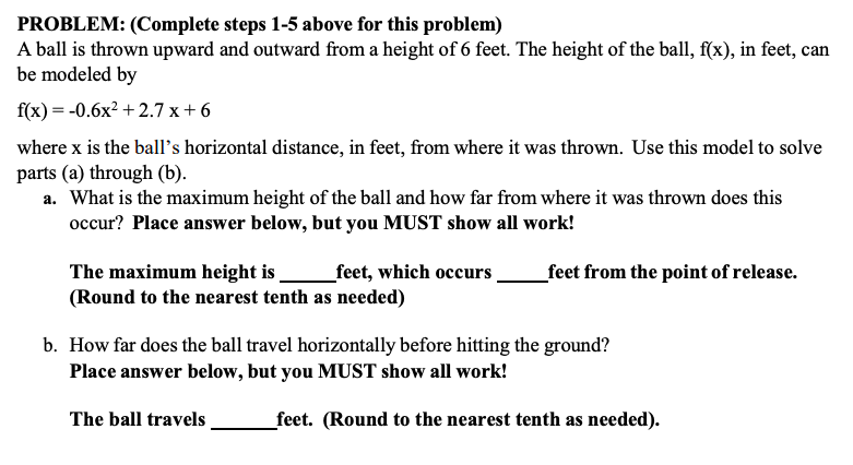 Solved DIRECTIONS/INSTRUCTIONS: Each step below is worth 5 | Chegg.com
