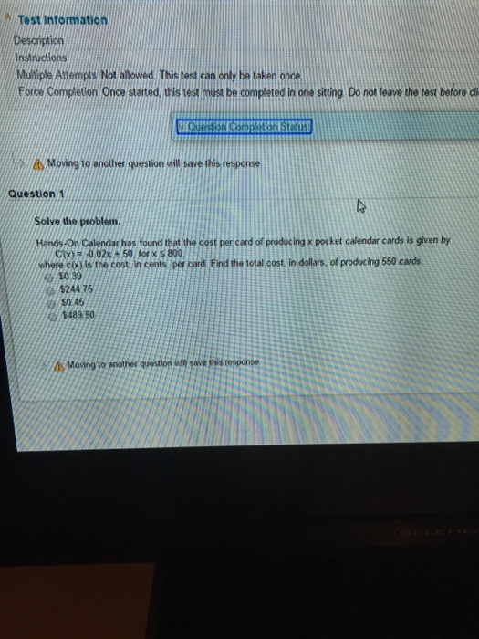 Solved hands on calendar has found that the cost per card of Chegg com